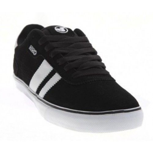 DVS Milan CT Mens Trainers Black White Skate Shoes