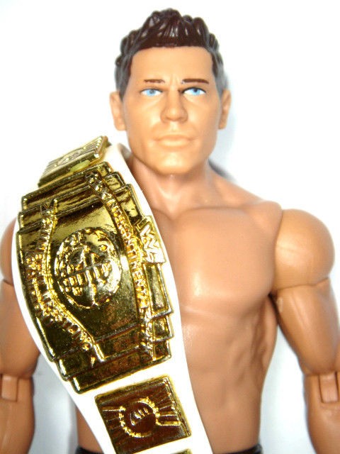 WWE THE MIZ + WHITE INTERCONTINENTAL CHAMIONSHIP BELT MAWESOME MATTEL 