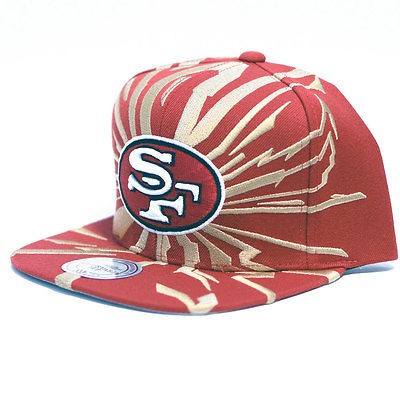 SAN FRANCISCO 49ers Mitchell & Ness NJ32 Earthquake Snapback Hat