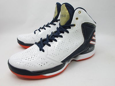 DS 2012 ADIDAS ROSE 773 WHITE USA OLYMPIC SZ 9.5 ROSE BULLS adizero