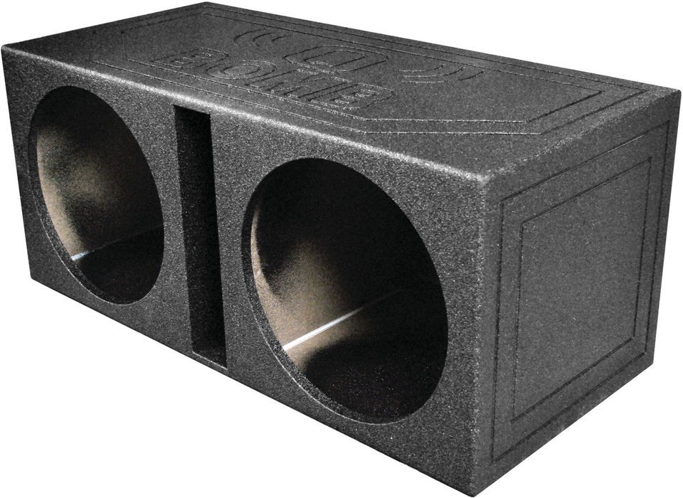 NEW Q POWER QBOMB15V EMPTY SUBWOOFER BOX DUAL 15 SLOT PROTED