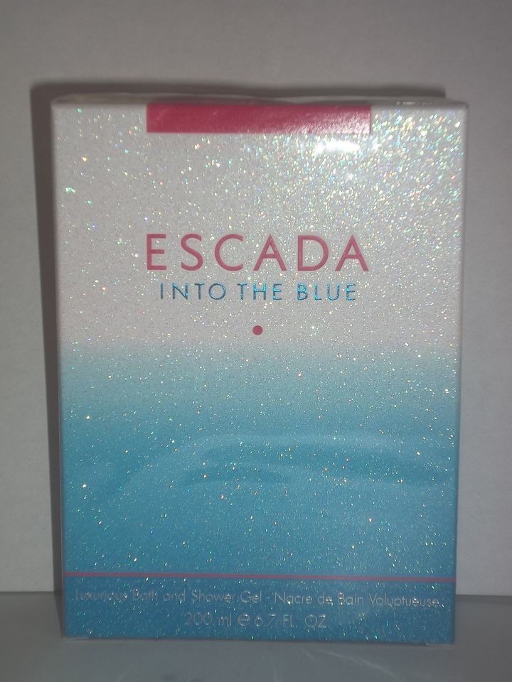 Escada INTO THE BLUE Luxurious Shower Gel Women 6.7 oz New NIB