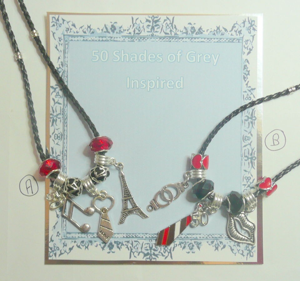   Shades of Grey inspired sterling silver 925 tie earrings and necklace