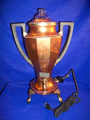 Rare Copper Landers, Frary & Clark Percolator Coffee Pot