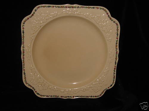 CROWN DUCAL   GAINSBOROUGH   FLORAL BAND   DINNER PLATE