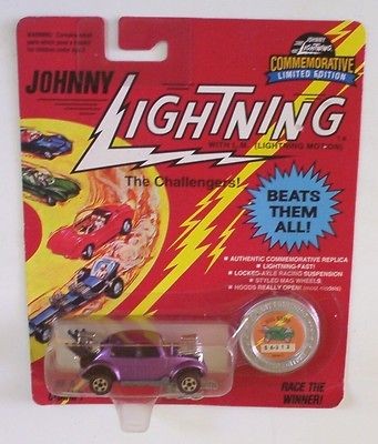 BUG BOMB VW Volkswagen Twin Engine Johnny Lightning Car 164 LE Purple 