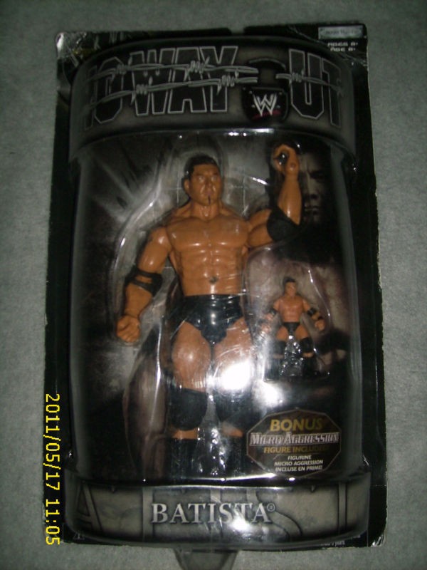 WWE NO WAY OUT BATISTA BONUS MICRO AGGRESSION FIGURE