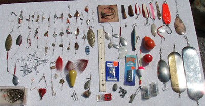 TACKLE/FISHING GEAR/SOME VINTAGE/LES DAVIS/DARDEVLE​/LURE/SPOON/SP 