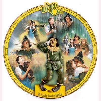 WIZARD OF OZ *IF I ONLY HAD A BRAIN* LE BRADFORD PLATE