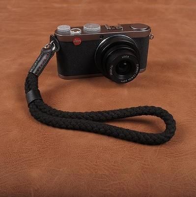 Handmade Black Camera Wrist Strap Olympus EPL5 OM D E M5 EP3 EPM1 EPL3 