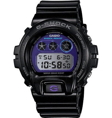 BRAND NEW** CASIO G SHOCK METALLIC FINISH BLACK PURPLE DIAL DW6900MF 