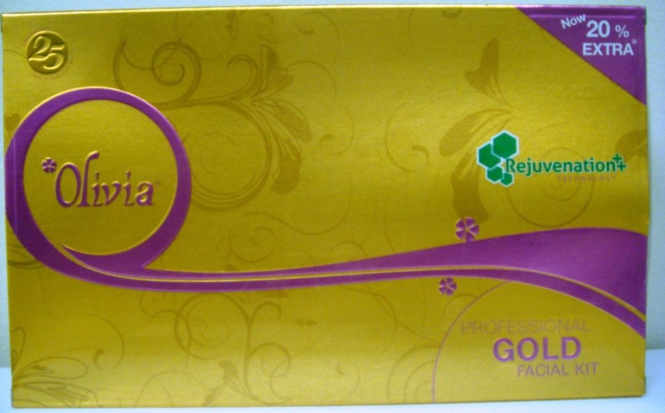 Olivia 60g PROFESSIONAL GOLD Facial Kit Cleanser Scrub Massage Cream 