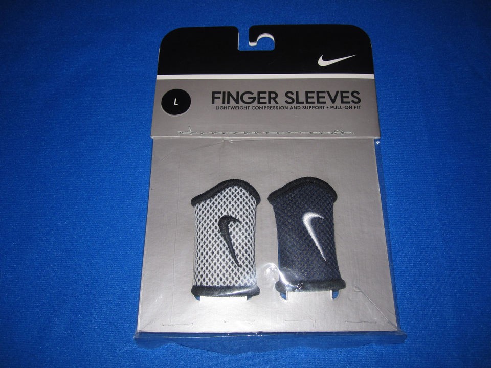 Nike Baller Finger sleeves bands protectors supports Medium new blue 