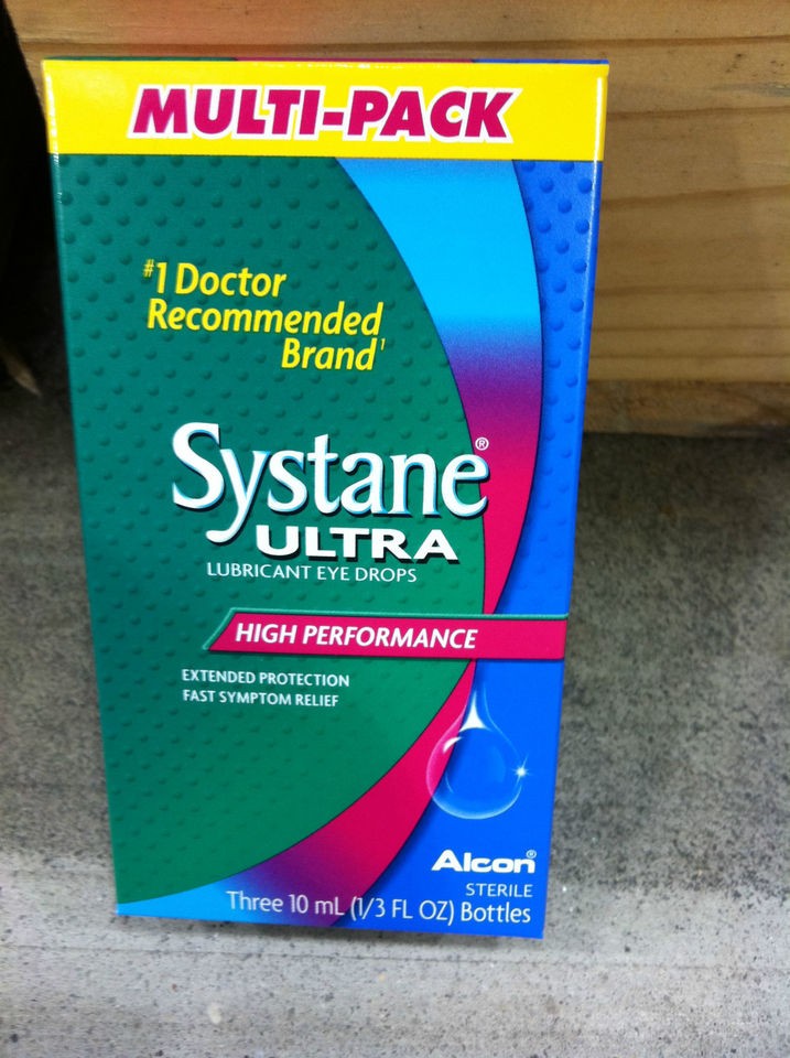   SYSTANE ULTRA LUBRICANT EYE DROPS MULTI PACK (3 X 10ml Bottles