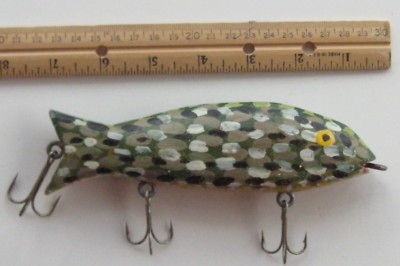 Folk Art, Hand Made/Painted Fishing Lure, 7