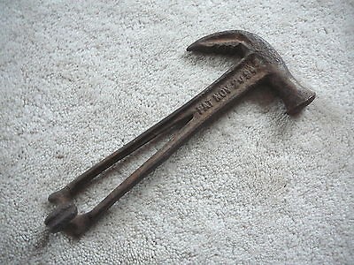   CAST IRON FENCE HAMMER SPLICER WRENCH MULTI TOOL BARB WIRE   1894