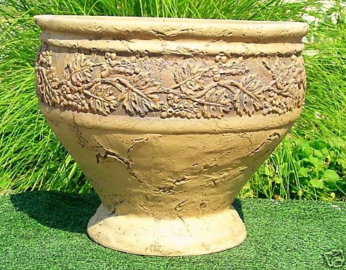 Concrete mold Grape Vine Urn  rubber / fiberglass