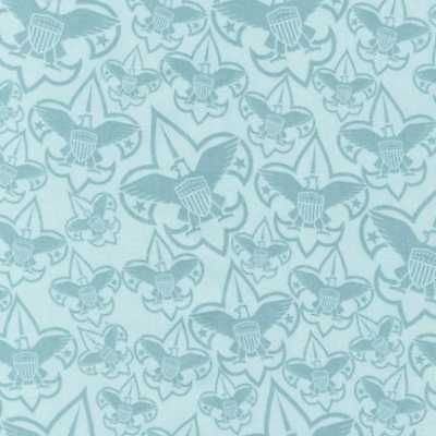   Boy Scouts 10591 66 Slate Fleur De Lis Cotton Fabric FREE US SHIPPING