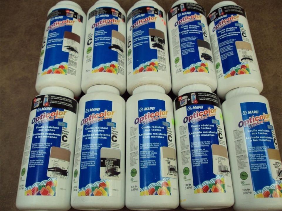 MAPEI PART C OPTICOLOR STAIN FREE GROUT 6.7 LB 12 COLOR