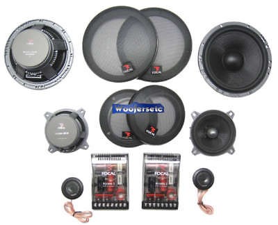 165A3   FOCAL 6.5 + 4 ACCESS 3 WAY COMPONENT SPEAKERS