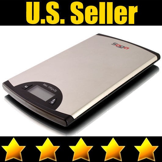   22lb 10kg x 1g oz Digital Diet Food Weight Kitchen Postal Scale W/11/S