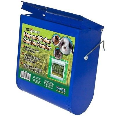   COMBO HANGING FEEDER FOR RABBIT GUINEA PIG FERRET FEED FOOD RACK