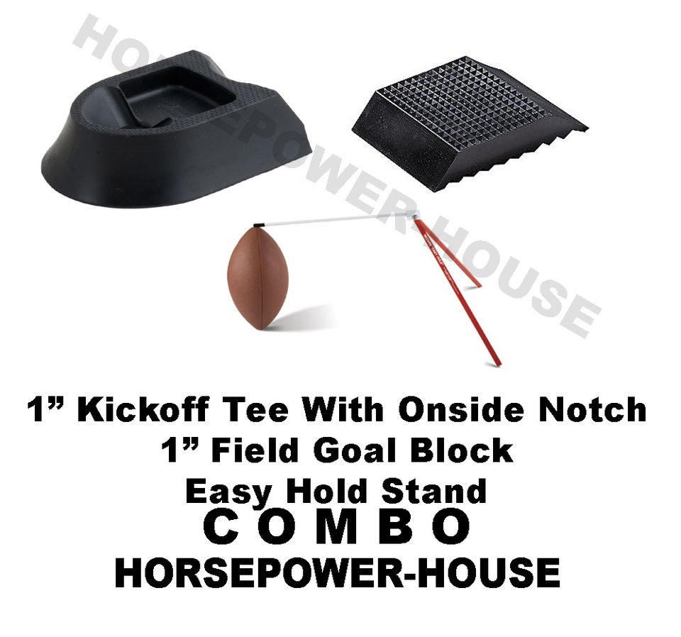   Field Goal Block & Kick Off Tee Onside Notch & Aluminum Football