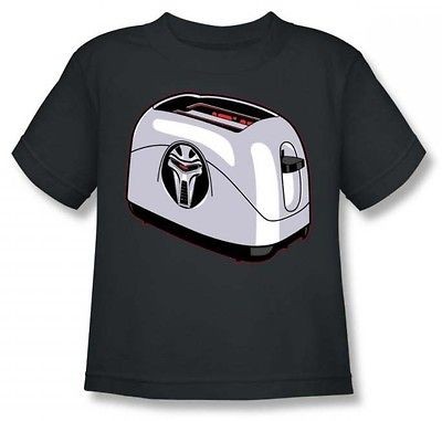 Battlestar Galactica Toaster Juvenile Charcoal T Shirt BSG141 KT