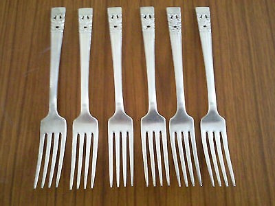 Community Oneida dessert forks   Coronation pattern   Silver plate