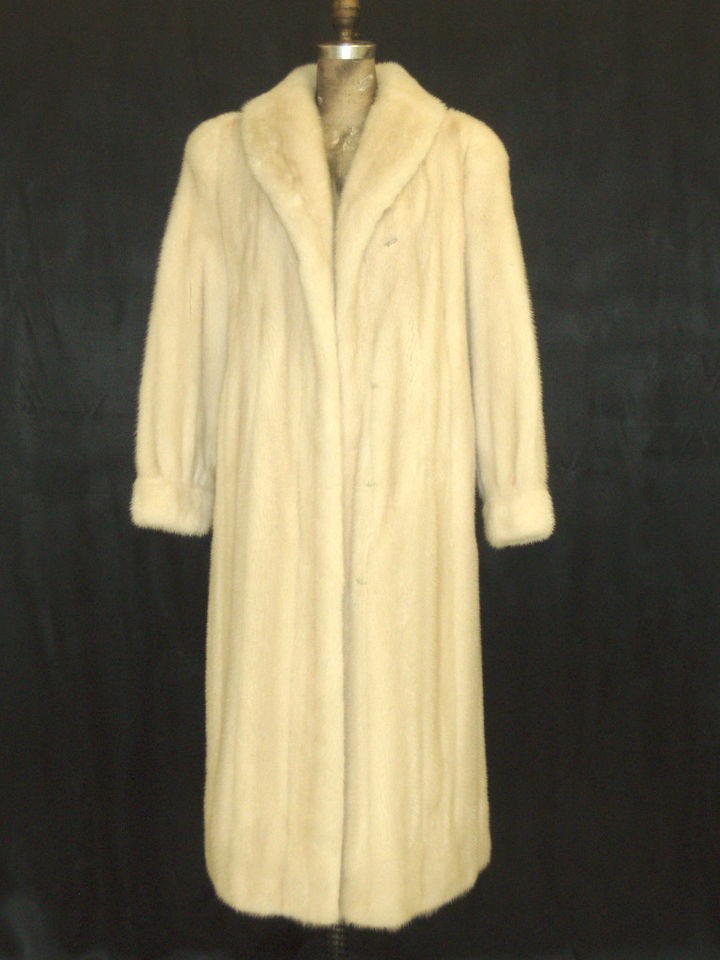   MAJESTIC LABEL TOURMALINE MINK FUR COAT SIZE 12 14 FURS MINKS CANADA