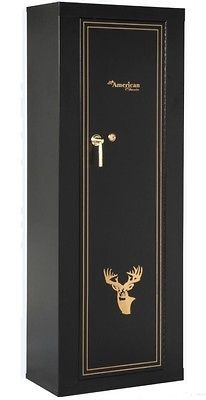   Woodmark 10 Gun Cabinet Metal Key Lock Rifle Shot Gun Storage Safe