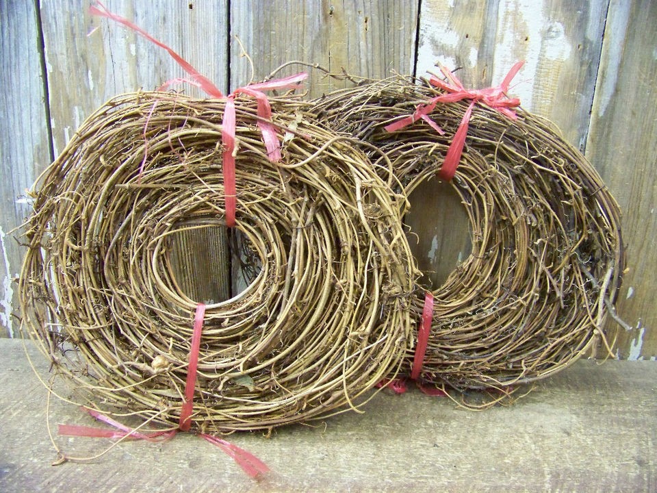 Lot of 2 Rolls 15 (30 Feet Total) Primitive Grapevine Twig Garland 