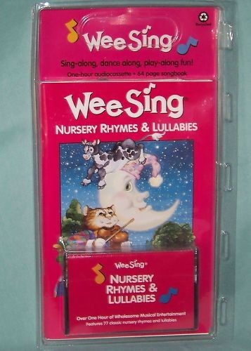 Wee Sing Nursery Rhymes & Lullabies Cassette & Book NIP