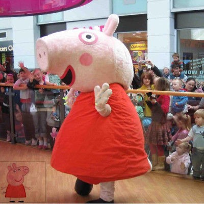   Peppa Pig And George Pig Costume Mascot 2pcs Clothing Fancy Dresses