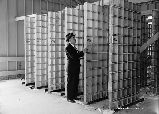 Bureau of Standards Testing Glass Building Block photo