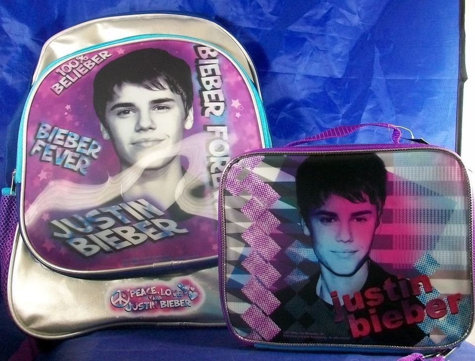 justin bieber book bag in Clothing, 