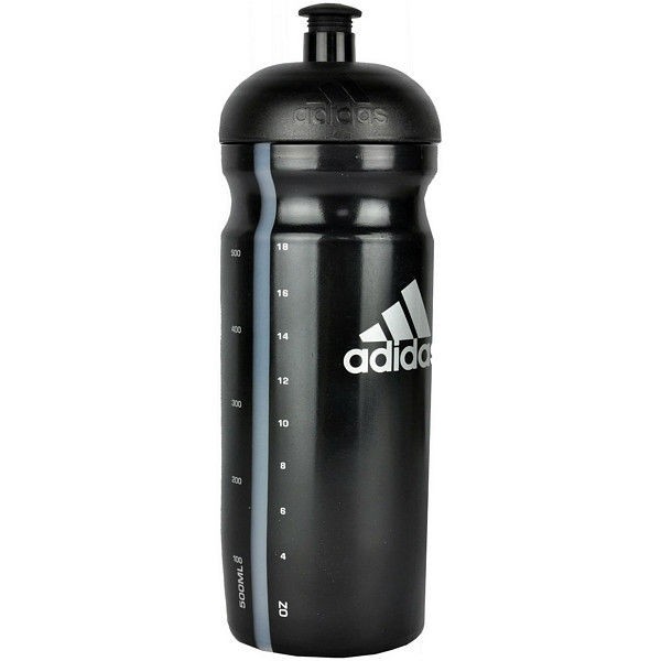   ATHLETICS SPORT 500ML CLASSIC POP UP TOP WATER DRINK BOTTLE BLACK