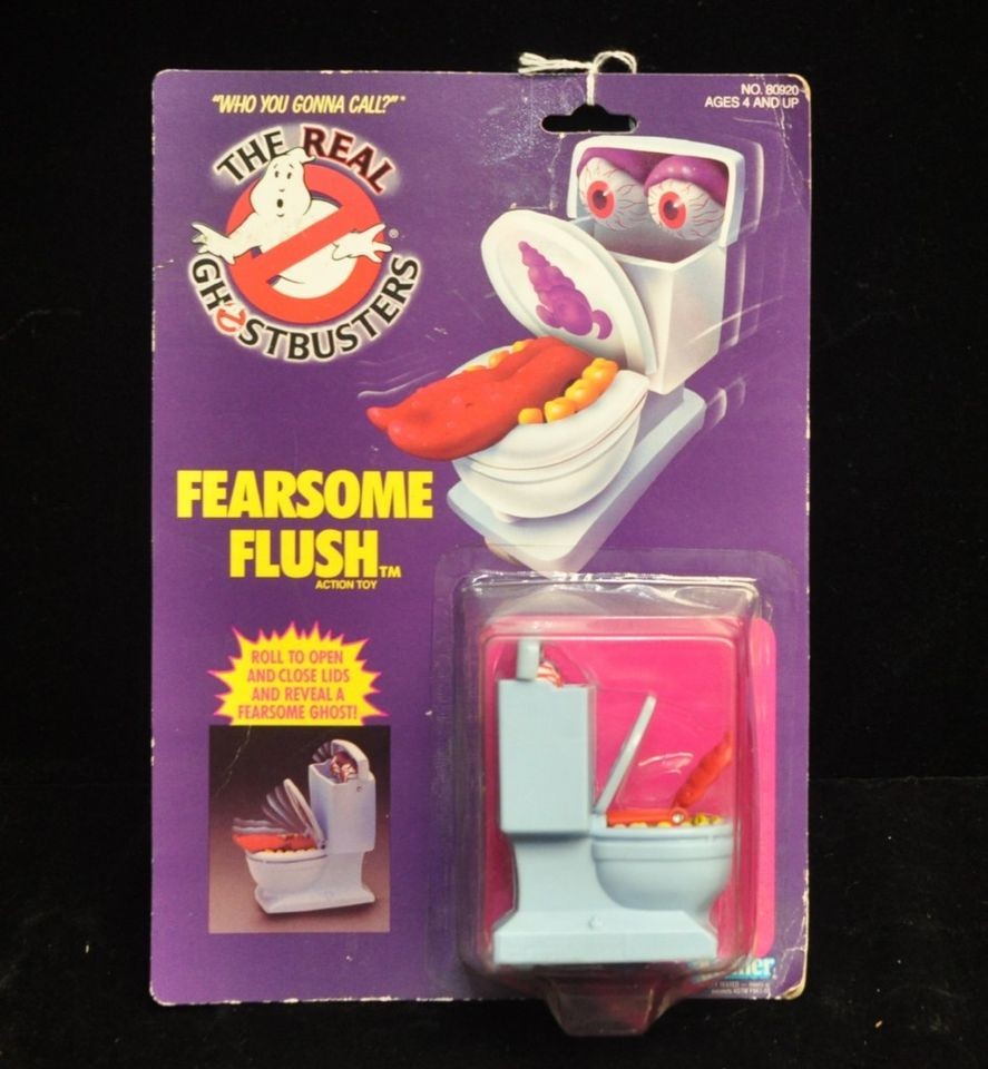   THE REAL GHOSTBUSTERS FEARSOME FLUSH NIP 1986 ACTION TOY MOVIE FIGURE