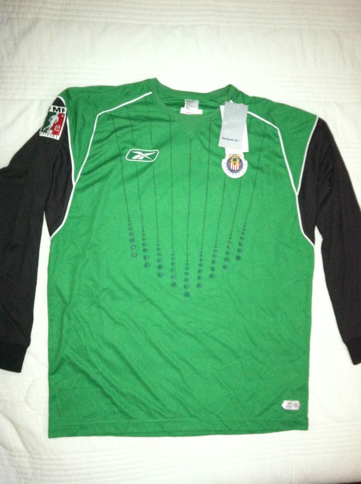 NEW Reebok CHIVAS de Guadalajara GOALKEEPER Jersey Mexico Size M L XXL