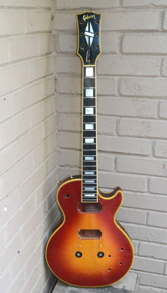 VINTAGE GIBSON LES PAUL CUSTOM 1971 CHERRY SUNBURST NEEDS PARTS EZ 