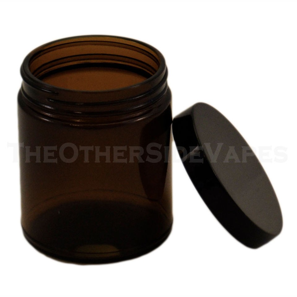 NEW   Small Amber Glass AIR TIGHT Stash Jar   Helps block UV Rays