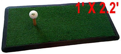   GOLF HITTING PRACTICE MAT Chipping Driving Launch Pad net 1 x 2.2