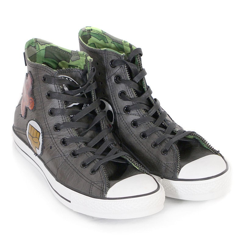 CONVERSE X GORILLAZ MOTORCYCLE JACKET HI TOPS BLACK 132195C