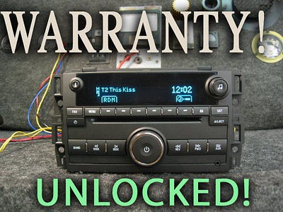 CHEVY GMC GM CD  PLAYER RADIO SIERRA TAHOE YUKON DENALI 07 08 09 10 