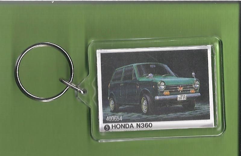 New Honda N360 Plastic Key Chain 2 in x 1 1/2