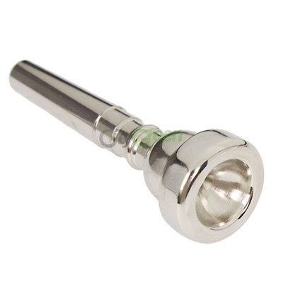 Trumpet Mouthpiece for Bach 3C Size Silver Plated