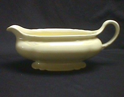 Homer Laughlin Virginia Rose Ivory Gravy Boat