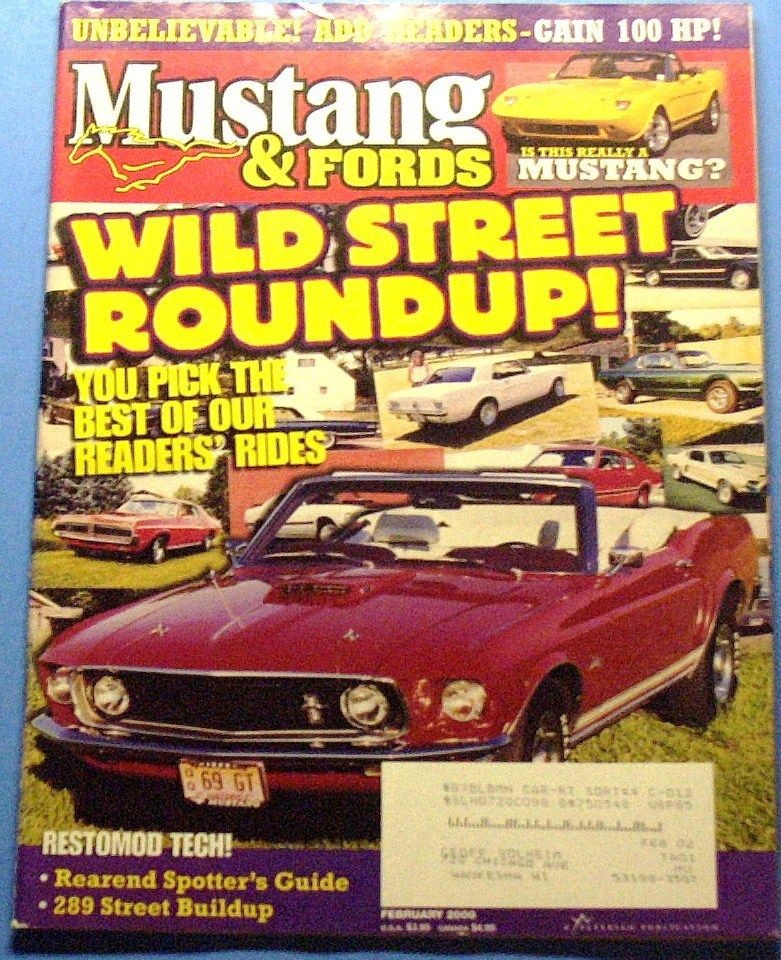 MUSTANGS & FORDS MAGAZINE FEB/2000 WILD STREET ROUNDUPRESTOMOD TECH 