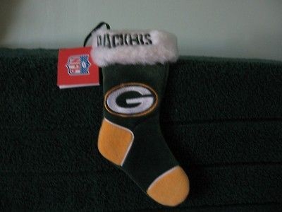 GREENBAY PACKER SMALL STOCKING ORNAMENT