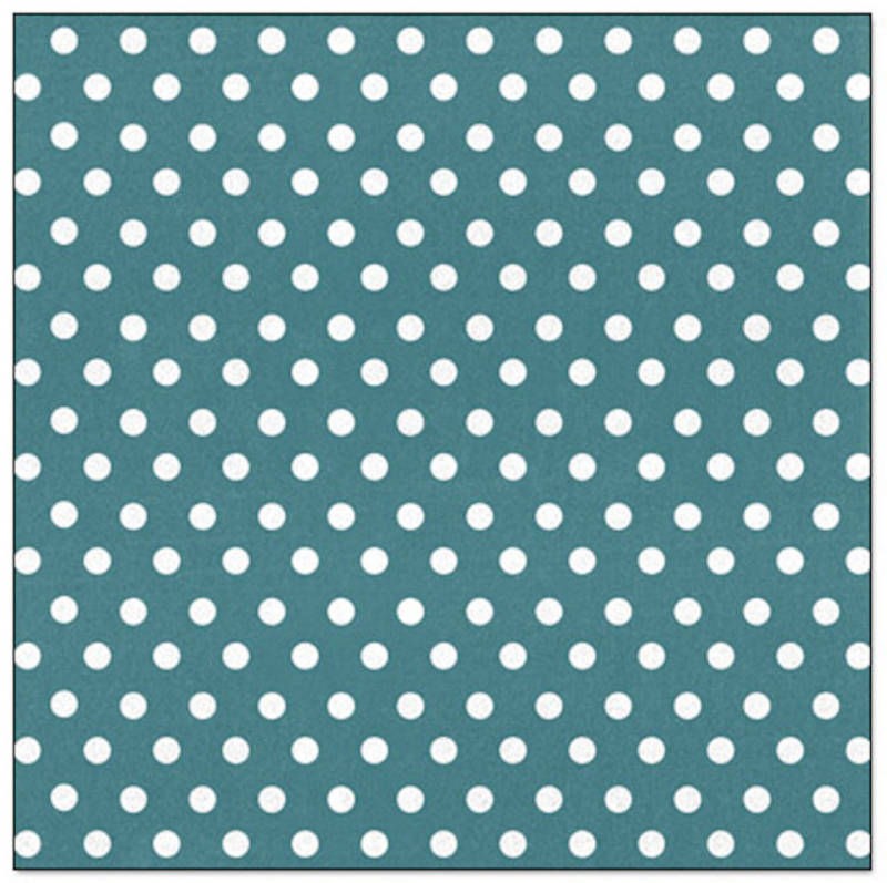 TEAL POLKA DOT 12x12 FELT SHEET scrapbooking SALE